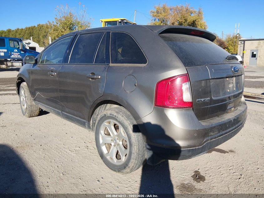 Vin: 2fmdk4jc6dba08292, lot: 46914679, ford edge sel 20133