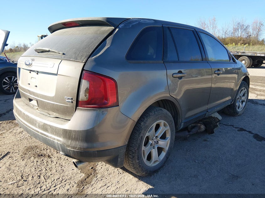 Vin: 2fmdk4jc6dba08292, lot: 46914679, ford edge sel 20134