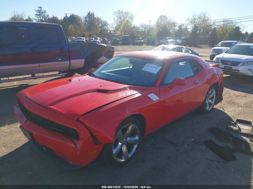 Vin: 2c3cdyagxeh301944, lot: 46914698, dodge challenger sxt plus 20142