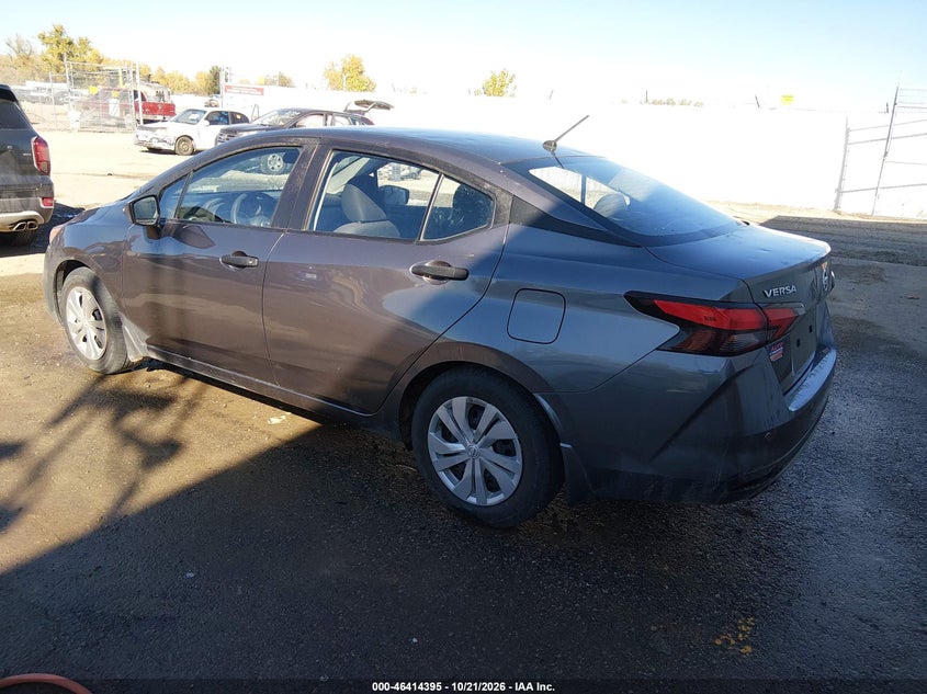 Vin: 3n1cn8dv6nl848996, lot: 46914761, nissan versa 1.6 s xtronic cvt 20223
