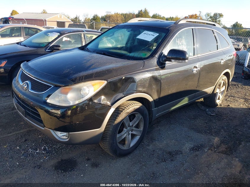Vin: km8nudcc5au122737, lot: 46914763, hyundai veracruz limited 20102