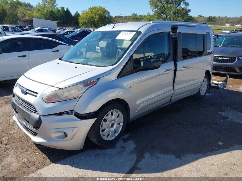Vin: nm0ge9f77h1328155, lot: 46914893, ford transit connect xlt 20172