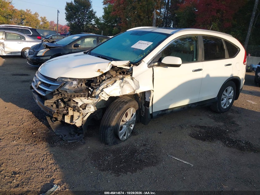 Vin: 5j6rm4h71cl001725, lot: 46914940, honda cr-v ex-l 20122