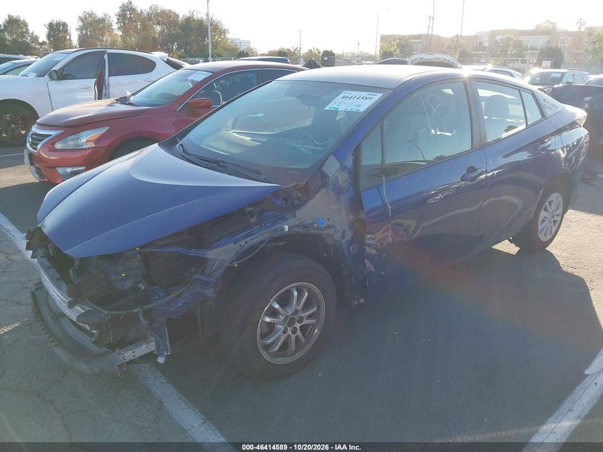 Vin: jtdkbrfu3g3516086, lot: 46914955, toyota prius two 20162