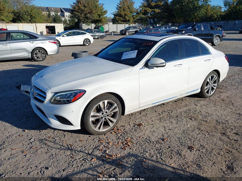 Vin: 55swf8db6ku294994, lot: 46914964, mercedes-benz c 300 20192