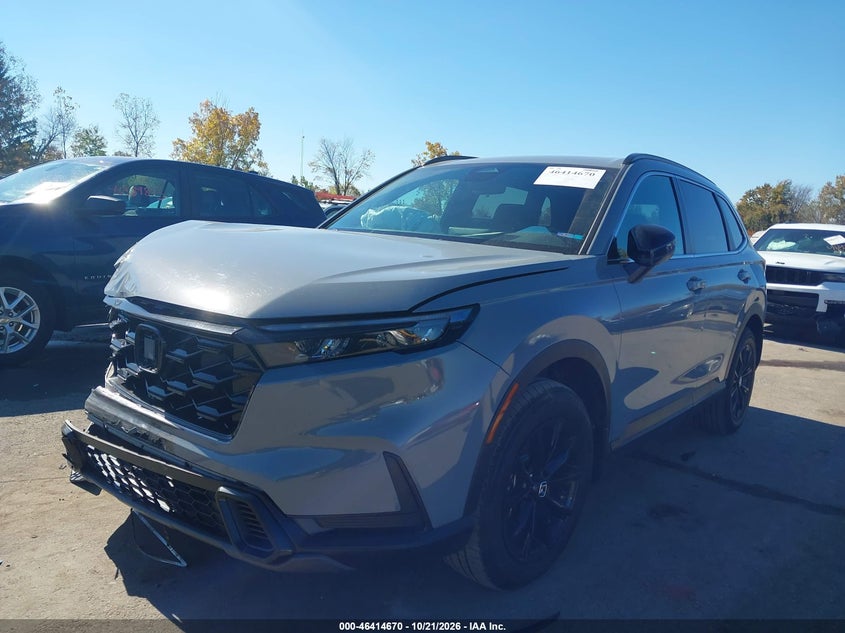 2025 Honda Cr-V Hybrid Sport, Right Front, IAAI, VIN 5J6RS6H53SL042176 — photo 2