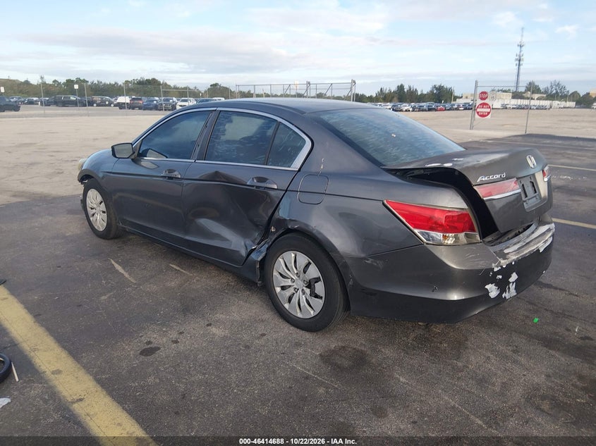 Vin: 1hgcp2f3xca078355, lot: 46915055, honda accord 2.4 lx 20123