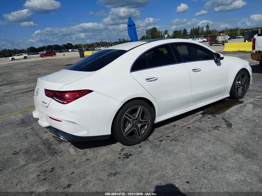Vin: w1k5j4hb6pn324105, lot: 46915086, mercedes-benz cla 250 coupe 4matic 20234