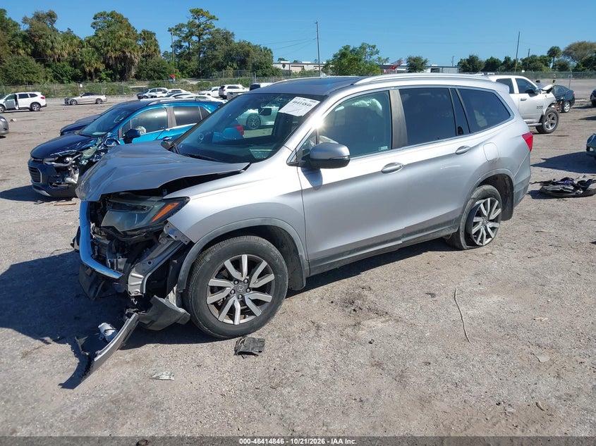 Vin: 5fnyf5h55kb024071, lot: 46915212, honda pilot ex-l 20192