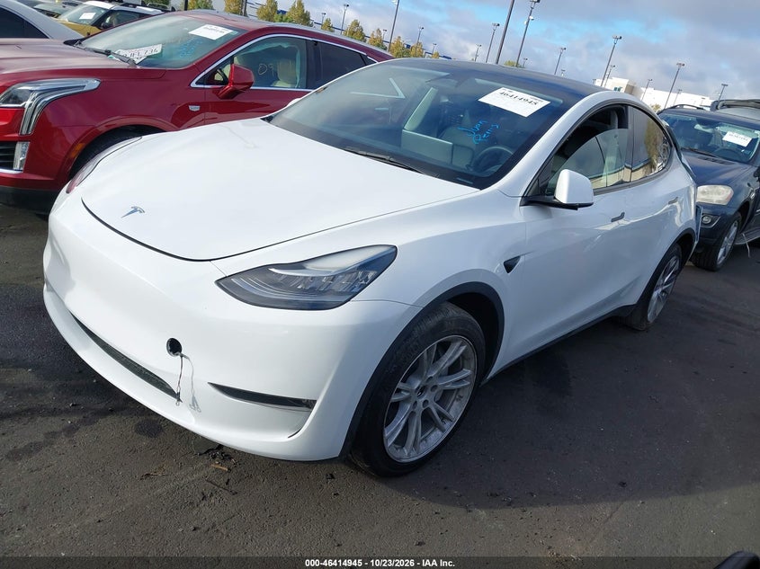 Vin: 7saygdee3pa147094, lot: 46915310, tesla model y awd/long range dual motor all-wheel drive 20232