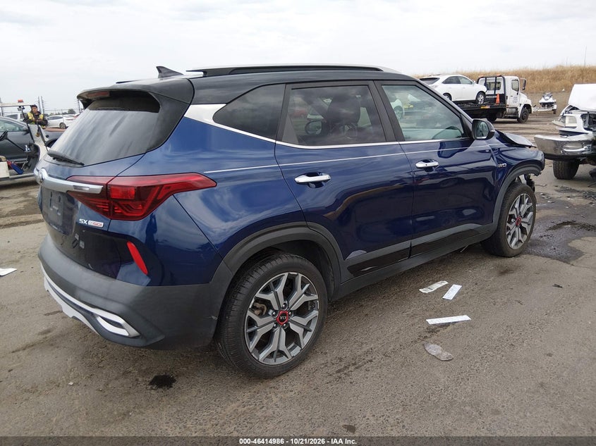 Vin: kndetca22m7084964, lot: 46915352, kia seltos sx turbo 20214