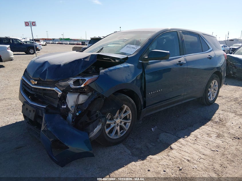 2021 Chevrolet Equinox Awd Lt, Repossession, IAAI, VIN 3GNAXUEV9ML362808 — photo 2