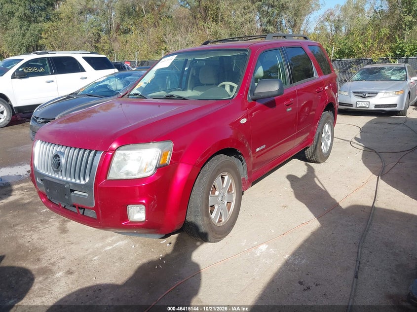 2008 Mercury Mariner I4, Right Front, IAAI, VIN 4M2CU81Z58KJ31299 — photo 2
