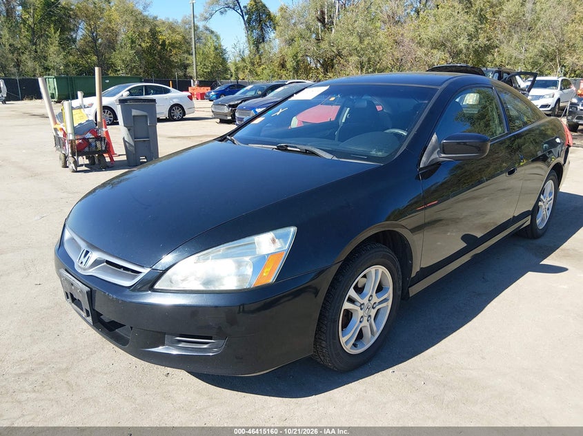 2007 Honda Accord 2.4 Lx, Удар сзади, IAAI, VIN 1HGCM72337A003451 — фото 2