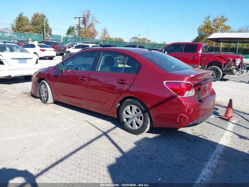 Vin: jf1gjaa67fh005779, lot: 46915530, subaru impreza 2.0i 20153