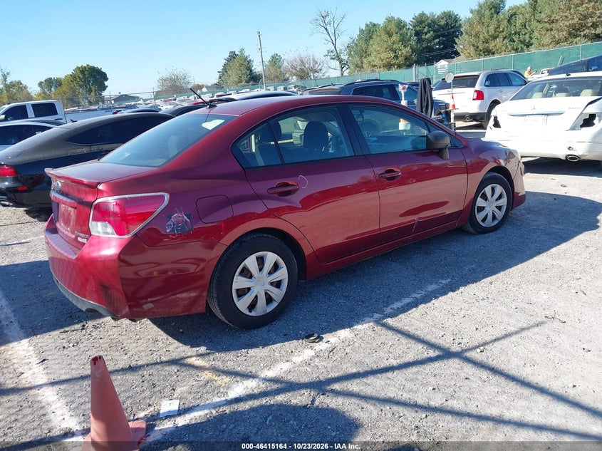 Vin: jf1gjaa67fh005779, lot: 46915530, subaru impreza 2.0i 20154