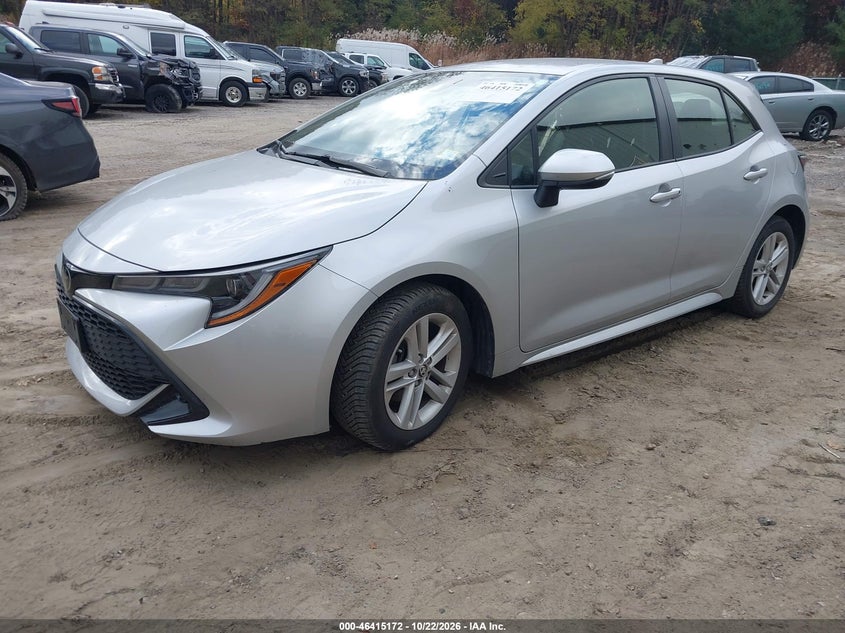 Vin: jtnd4mbe5m3145220, lot: 46915538, toyota corolla se 20212