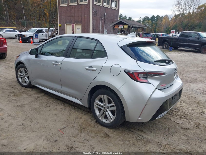 Vin: jtnd4mbe5m3145220, lot: 46915538, toyota corolla se 20213