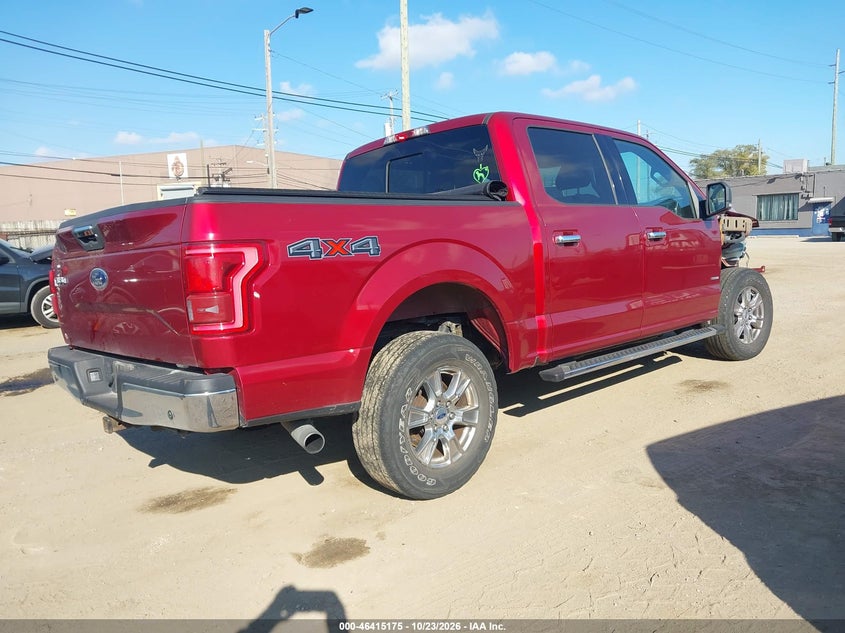 Vin: 1ftew1eg9gfc74319, lot: 46915541, ford f-150 xlt 20164