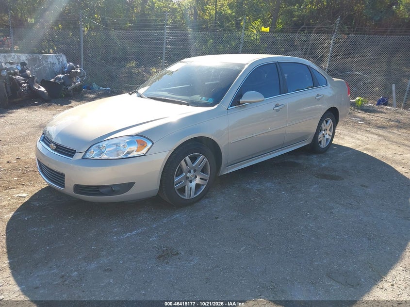 2011 Chevrolet Impala Lt, Right Front, IAAI, VIN 2G1WB5EK4B1254404 — photo 2