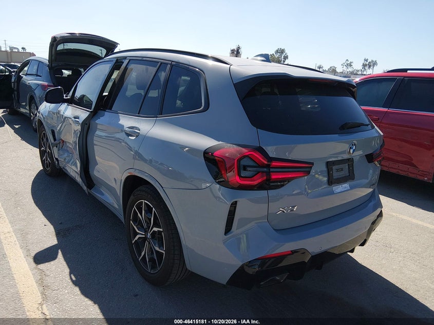 Vin: wbx47dp07rn316380, lot: 46915547, bmw x3 sdrive30i 20243