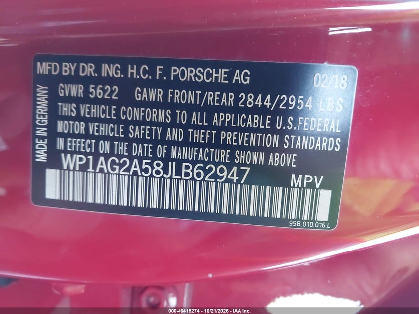 2018 PORSCHE MACAN GTS · Фото 9