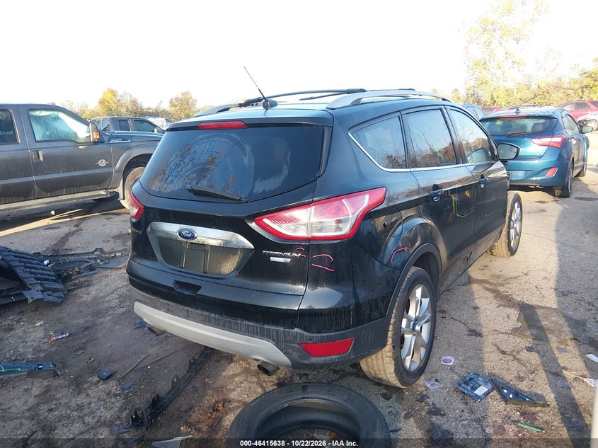 Vin: 1fmcu9jx7eub11528, lot: 46916004, ford escape titanium 20144