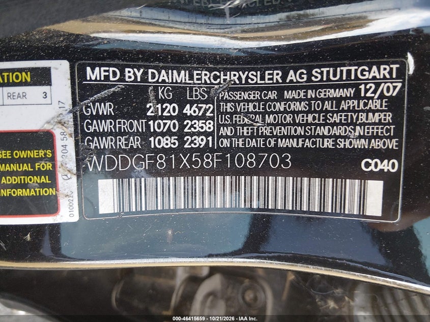 2008 MERCEDES-BENZ C 300 LUXURY 4MATIC/SPORT 4MATIC · Фото 9