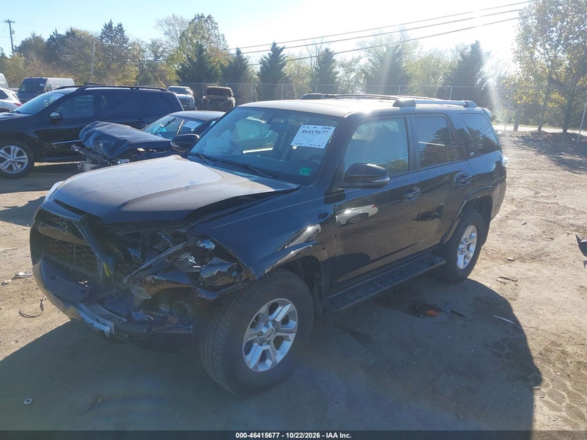 2019 Toyota 4Runner Sr5 Premium, Front End, IAAI, VIN JTEBU5JR2K5696336 — photo 2