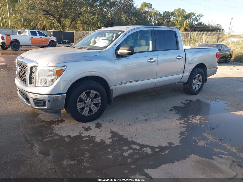 Vin: 1n6aa1e64jn513449, lot: 46916052, nissan titan sv 20182