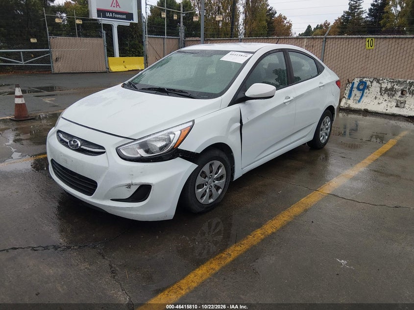 Vin: kmhct4ae0hu377417, lot: 46916176, hyundai accent se 20172