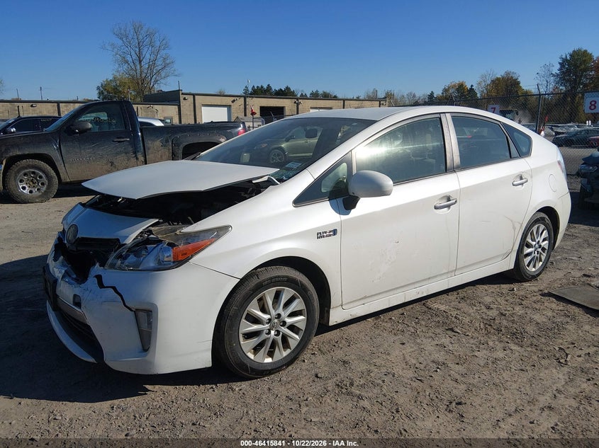 Vin: jtdkn3dp0e3056268, lot: 46916207, toyota prius plug-in 20142