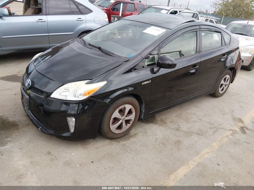 2013 Toyota Prius Three, Удар сзади, IAAI, VIN JTDKN3DU4D5607858 — фото 2