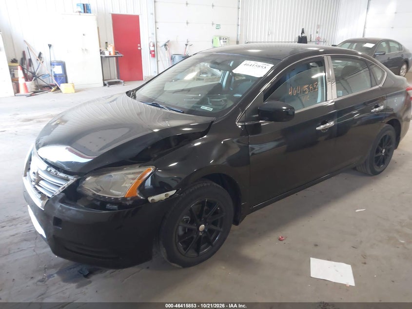 2015 Nissan Sentra Sv, Front End, IAAI, VIN 3N1AB7AP1FY310792 — photo 2