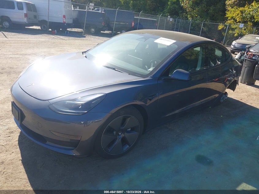 Vin: 5yj3e1ea0pf569612, lot: 46916263, tesla model 3 rear-wheel drive 20232