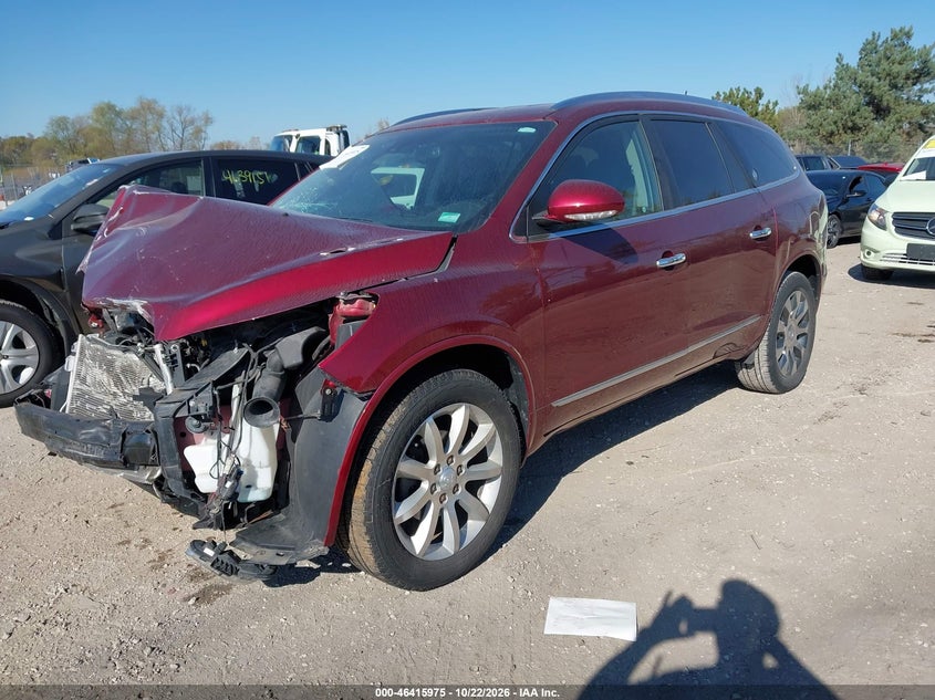 Vin: 5gakrbkdxhj298011, lot: 46916341, buick enclave leather 20172