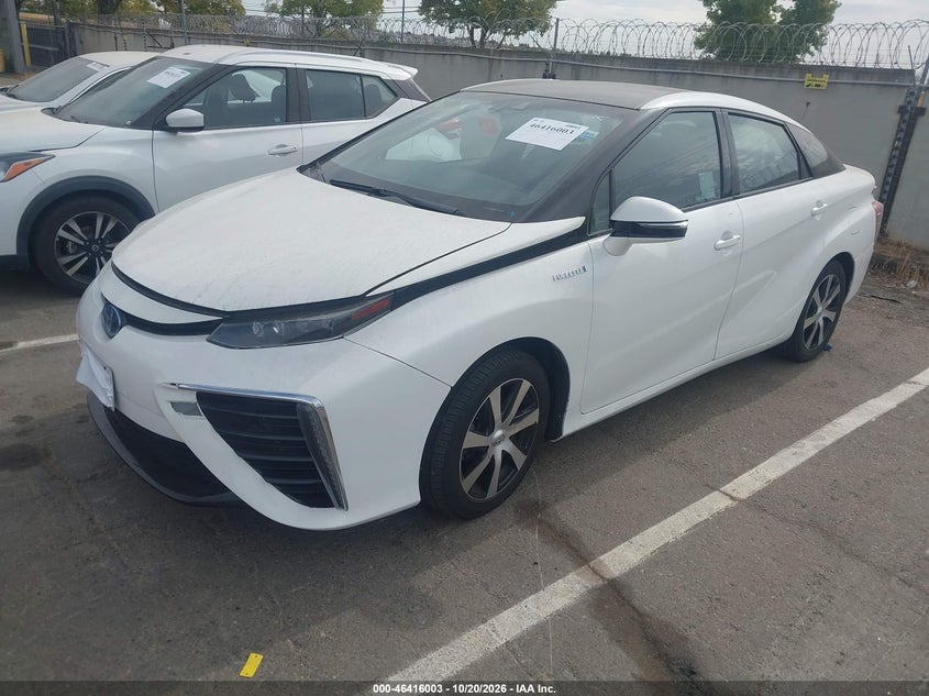 Vin: jtdbvrbd2ha001218, lot: 46916369, toyota mirai 20172