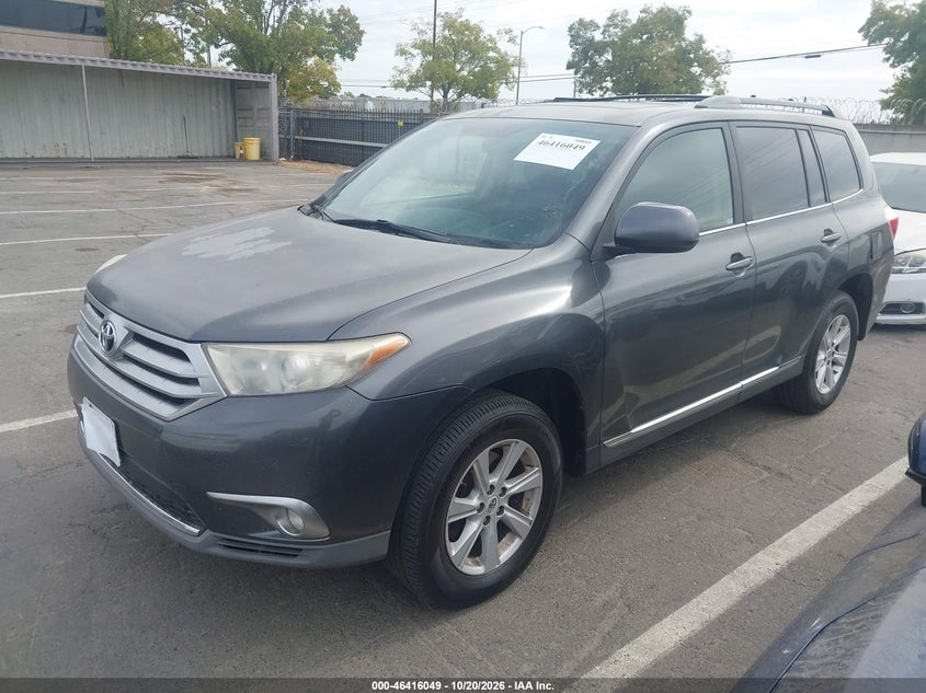 Vin: 5tdza3eh1cs022742, lot: 46916415, toyota highlander se 20122