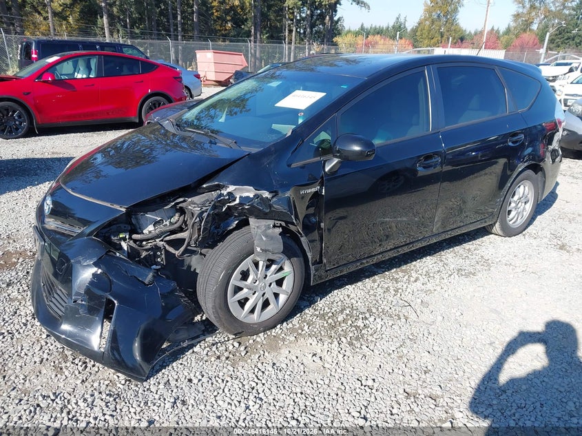 Vin: jtdzn3eu0d3263566, lot: 46916511, toyota prius v three 20132