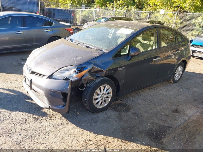 Vin: jtdkn3dp7c3017304, lot: 46916532, toyota prius plug-in 20122