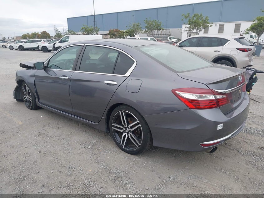 Vin: 1hgcr2f53ha238157, lot: 46916564, honda accord sport 20173