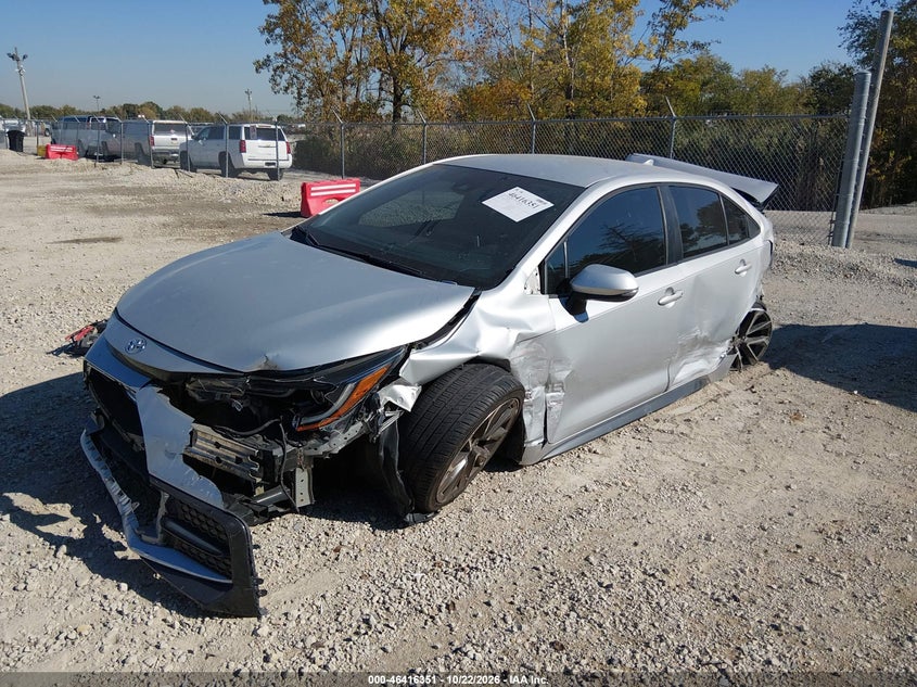 Vin: 5yfs4rce8lp056027, lot: 46916717, toyota corolla se 20202