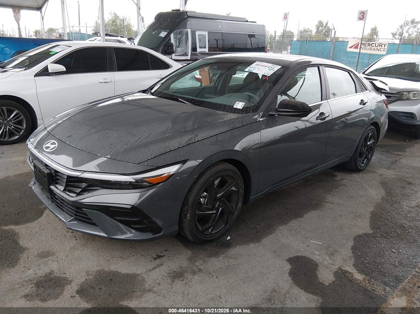 2026 Hyundai Elantra Sel Sport Premium, Rear, IAAI, VIN KMHLS4DG4TU106398 — photo 2