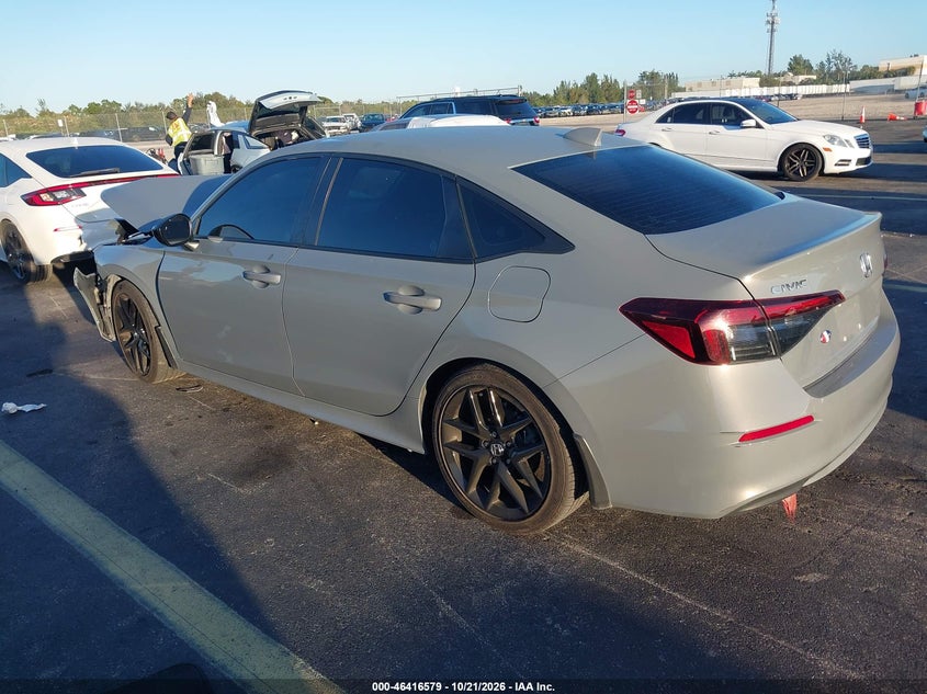 Vin: 2hgfe2f55sh565516, lot: 46916945, honda civic sport 20253