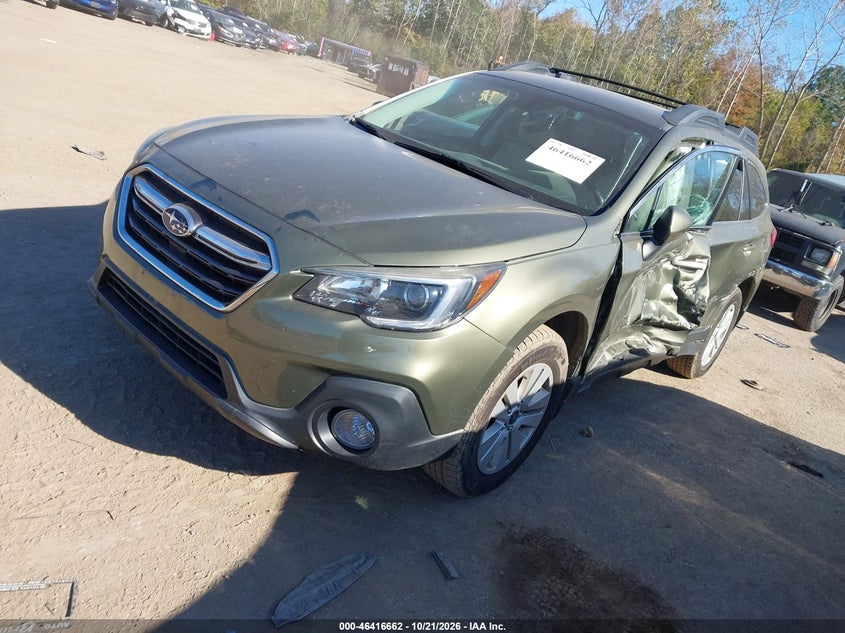 2019 Subaru Outback 2.5I Premium, Левый бок, IAAI, VIN 4S4BSAFC1K3292300 — фото 2