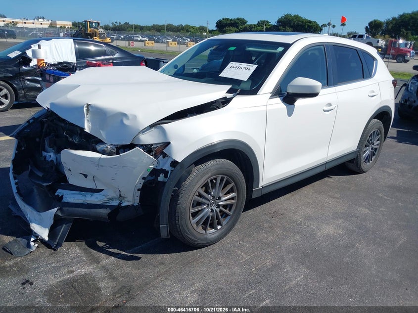 2021 Mazda Cx-5 Touring, Left Front, IAAI, VIN JM3KFBCMXM1481447 — photo 2