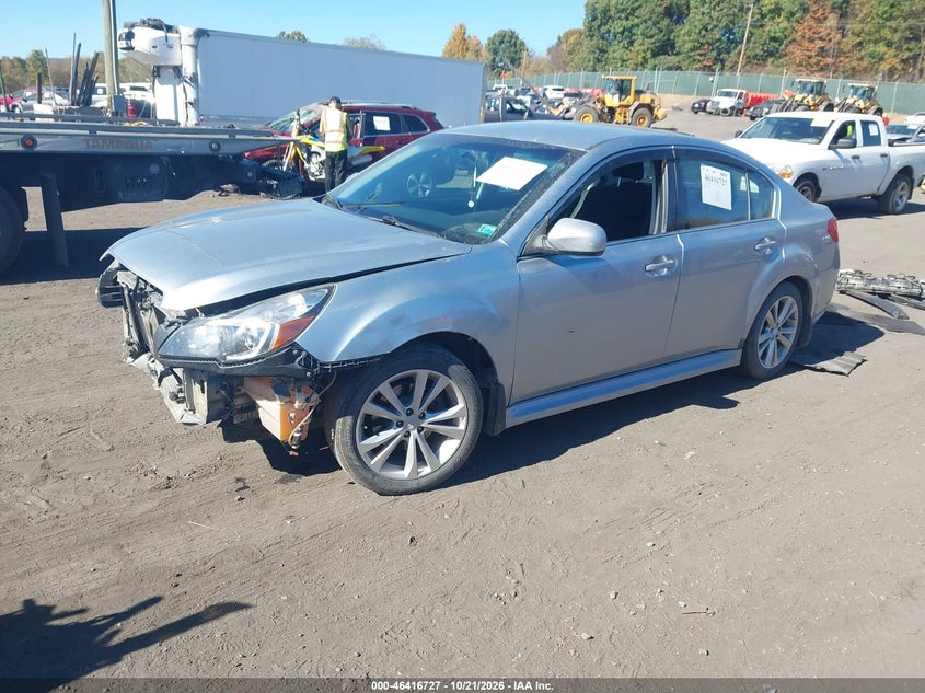 2013 Subaru Legacy 2.5I Premium, Front End, IAAI, VIN 4S3BMBC6XD3034301 — photo 2