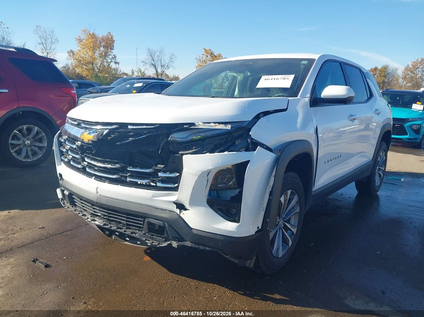 Vin: 3gnaxheg2sl107987, lot: 46917151, chevrolet equinox fwd lt 20252