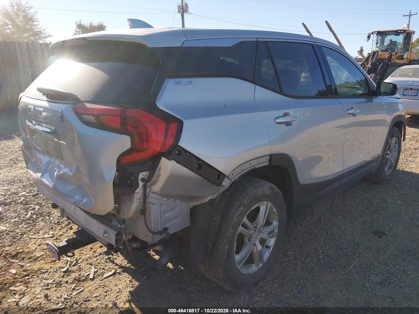 Vin: 3gkalmevxll337438, lot: 46917183, gmc terrain fwd sle 20204