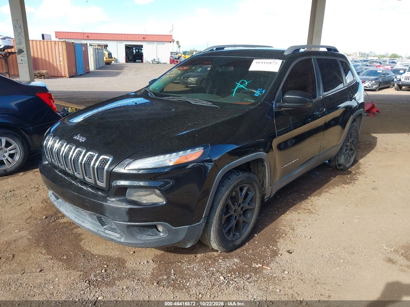 2017 Jeep Cherokee Latitude Fwd, Обычный износ, IAAI, VIN 1C4PJLCB4HW613922 — фото 2